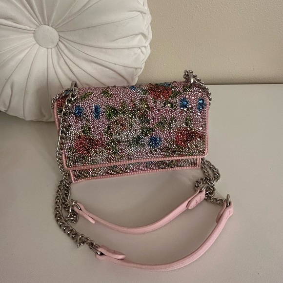 BETSEY JOHNSON Floral Embellished Convertible Bag - Picture 4 of 10